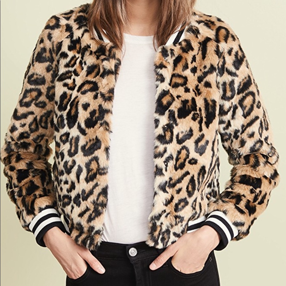 Jack by BB Dakota Leopard Bomber Jacket